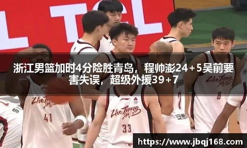 浙江男篮加时4分险胜青岛，程帅澎24+5吴前要害失误，超级外援39+7